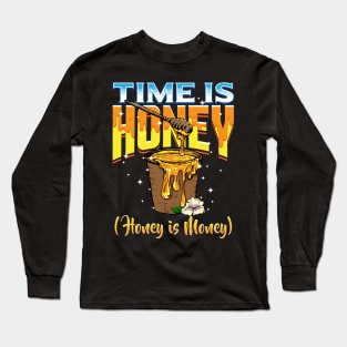 Funny Honey Beekeeper Gift Long Sleeve T-Shirt